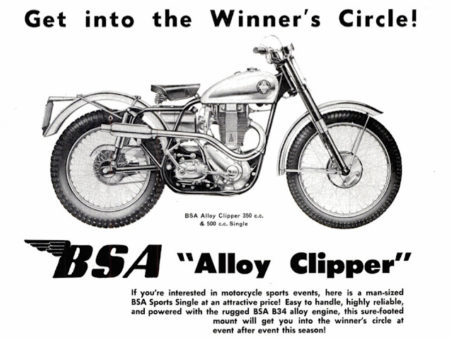 BSA 350 COMPETITION alloy